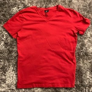 H&M Red V-Neck